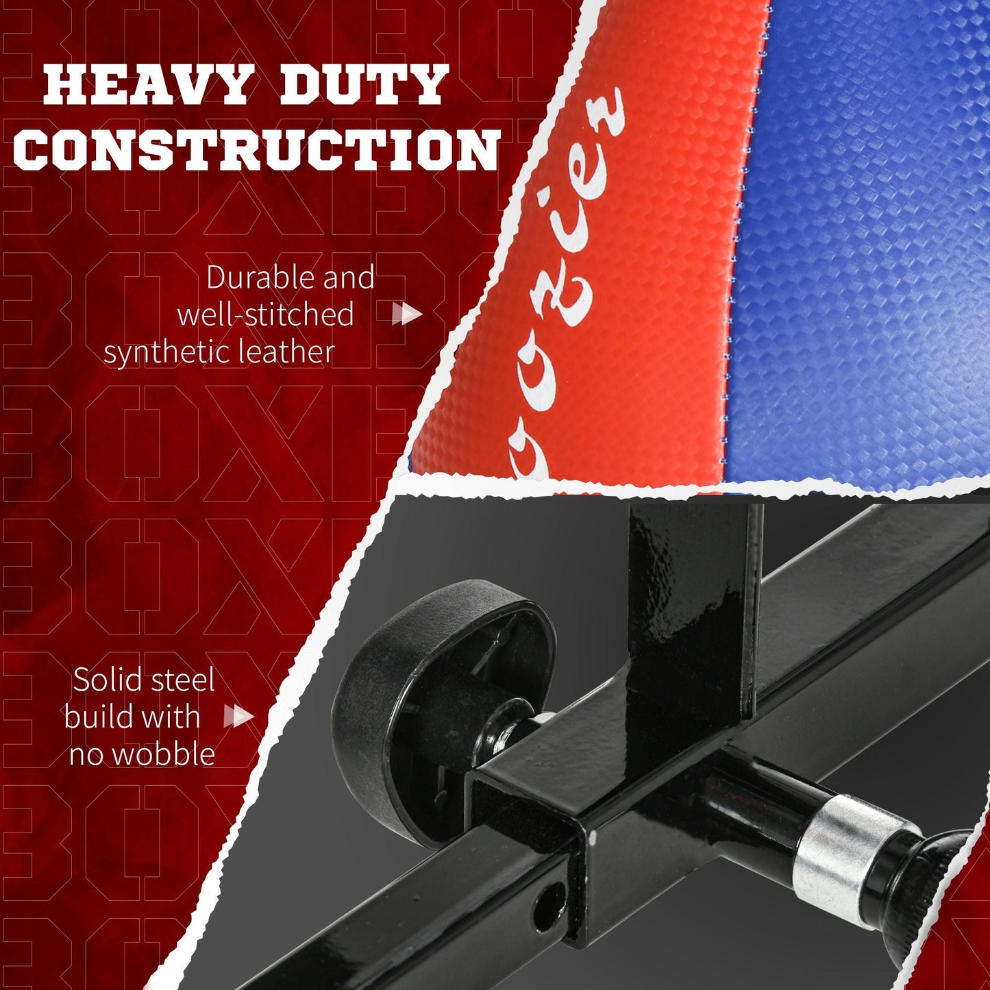 Soozier Adjustable Speed Bag Platform, Wall Mounted Speed Bags for Boxing, with 360-Degree Swivel and 10'' Speedbag
