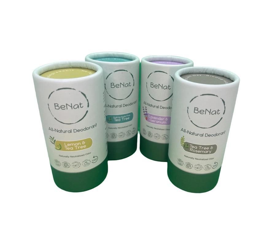 Eco-Friendly Plastic-Free Deodorant - 3oz Natural Formula