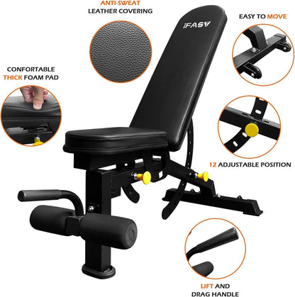 1000 lbs. Multi-functional Power Cage, Home Adjustable Pull up power Rack Comprehensive Fitness Barbell Rack