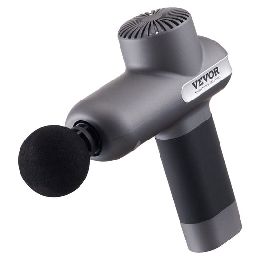 Massage Gun Deep Tissue, Percussion Muscle Massager for Athletes - with 5 Speed Levels & 6 Massage Heads, 7.4V 2500mAh Batteries, Handheld Electric Massage Gun for Pain Relief, Muscle Relaxation