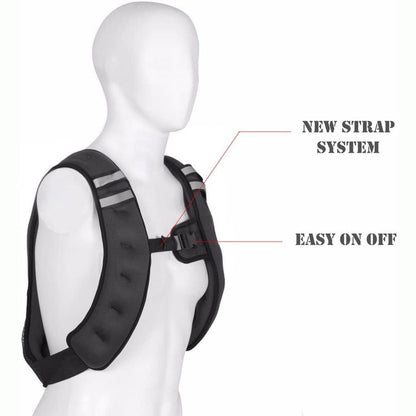 10 lbs. Weighted Body Vest for Men & Women Weight Vests for Training Running Fitness Workout Crossfit Walking Exercise Weights