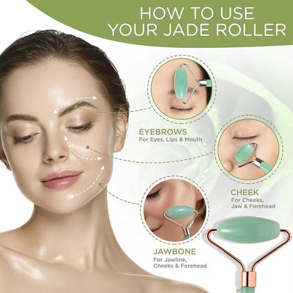 Facial Sculpting Gua Sha Massage Stones - 2PCS Anti-Wrinkle Tools for Neck & Body Care