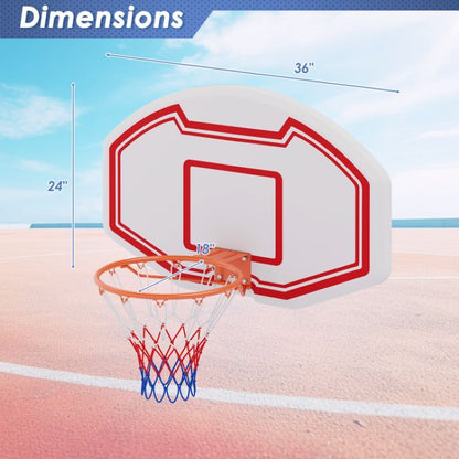 Indoor Outdoor Basketball Hoop for Garden & Backyard