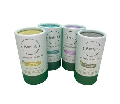 Eco-Friendly Plastic-Free Deodorant - 3oz Natural Formula