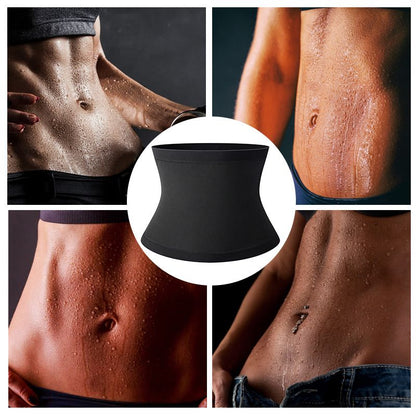 Waist Trimmer Unisex Belly Wrap Workout Sports Sweat belt for Abdominal Trainer Weight Loss Body Shaper Tummy Control Slimming Belt