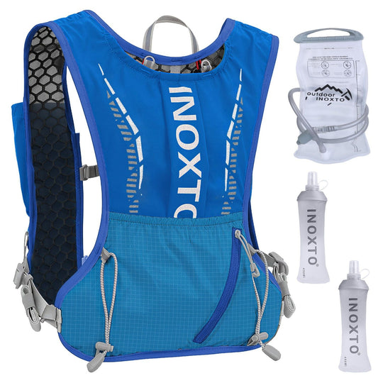 Sport Hydration Vest Running Backpack with 15oz 50oz Water running hydration bladder Adjustable Strap Storage Bag for Trail Running Marathon Race Hiking