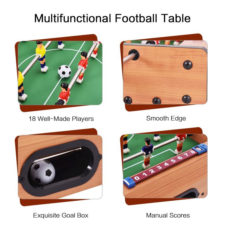 27 Inch soccer table, Indoor Competition Game Foosball Table with Legs