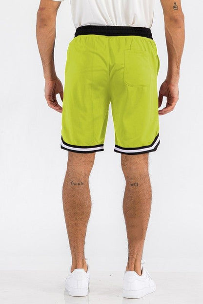High-Performance Solid Basketball Shorts for Athletes
