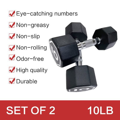 Octagon Dumbbell for Commercial & Household Fitness Usage