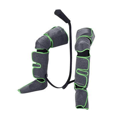 Heat-Enhanced Vortix Leg Compression Device