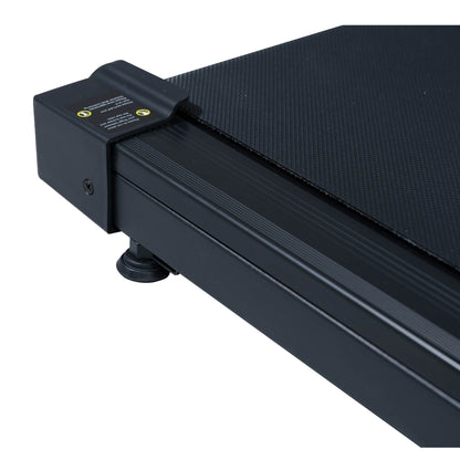 2.5HP Under Desk Treadmill, Portable Walking Pad for Home & Office, Compact Running & Walking Machine with Remote Control, LED Display, Black