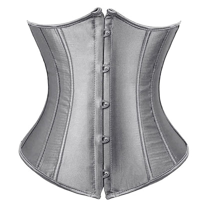 SEXY Gothic Under bust Corset and Waist trimmer cincher Bustiers Top Workout Shape Body Belt Plus size Lingerie S-6XL