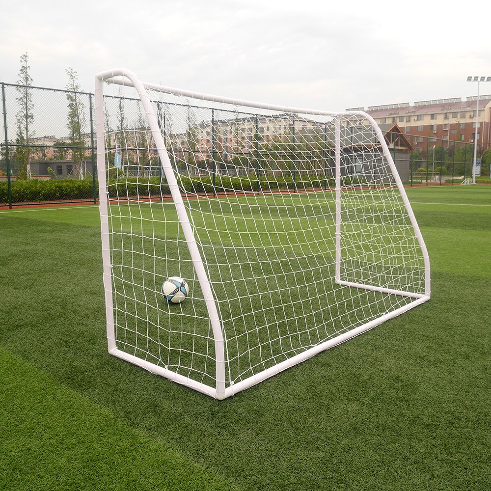 8' x 5' Soccer Goal Football W/Net Straps Anchor Ball Training Sets With Frame
