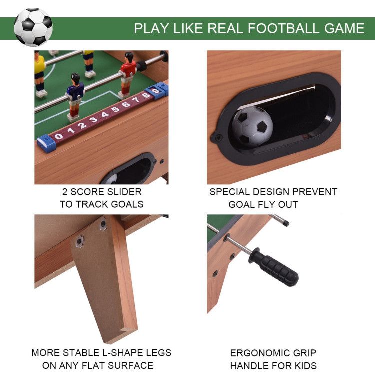 27 Inch soccer table, Indoor Competition Game Foosball Table with Legs