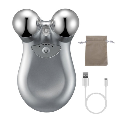 5-Gear Facial Massager: Rechargeable Microcurrent Roller for Lifting & Wrinkle Reduction