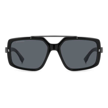 Dsquared2 D2 0120/S Grey Men's Sunglasses in Black 57mm