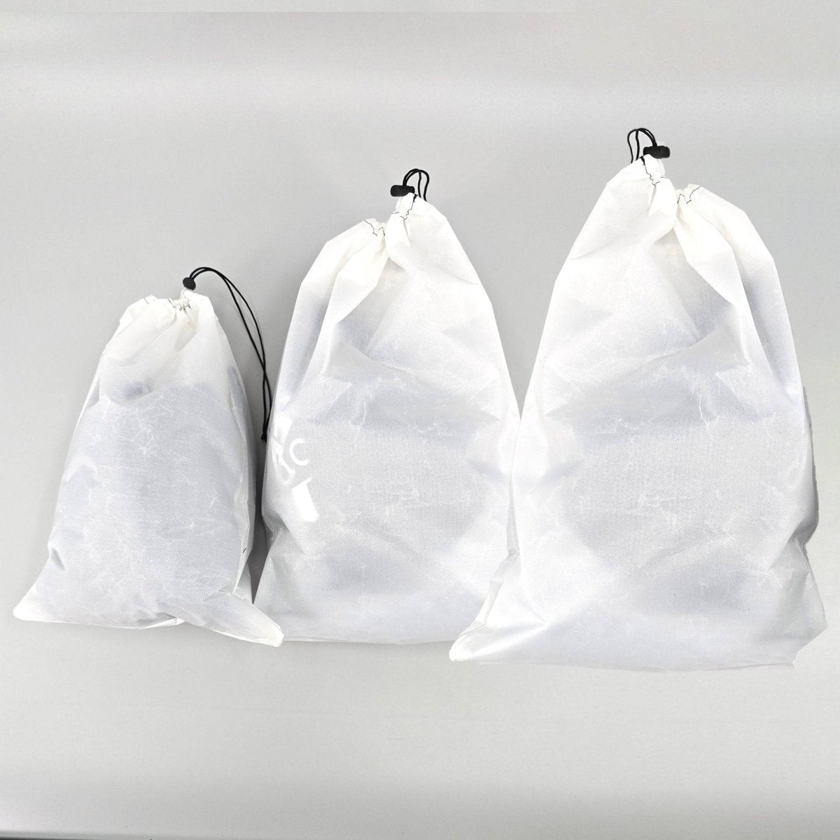 Dual Pocket Clothing Stuff Sack White