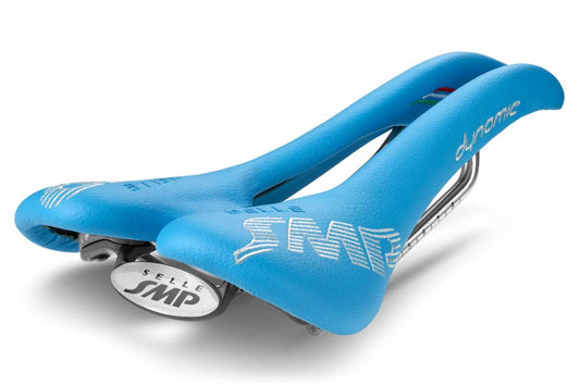 Selle SMP Dynamic Saddle with Steel Rails (Light Blue)