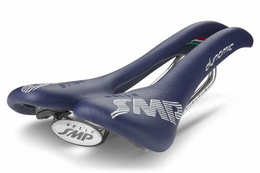 Selle SMP Dynamic Saddle with Steel Rails (Blue)