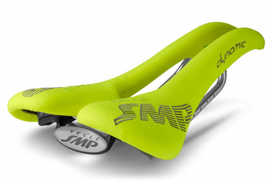 Selle SMP Dynamic Saddle with Steel Rails (Fluro Yellow)