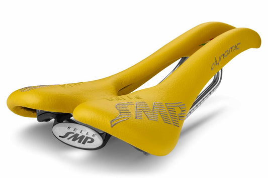 Selle SMP Dynamic Saddle with Steel Rails (Yellow)
