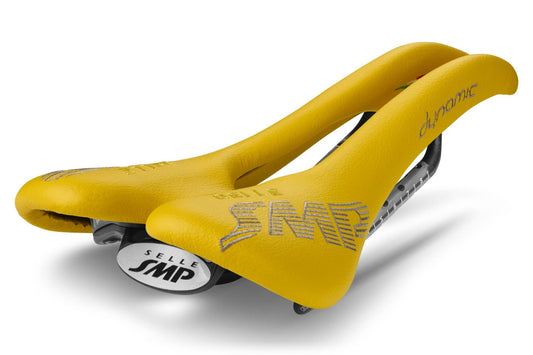 Selle SMP Dynamic Saddle with Carbon Rails (Yellow)
