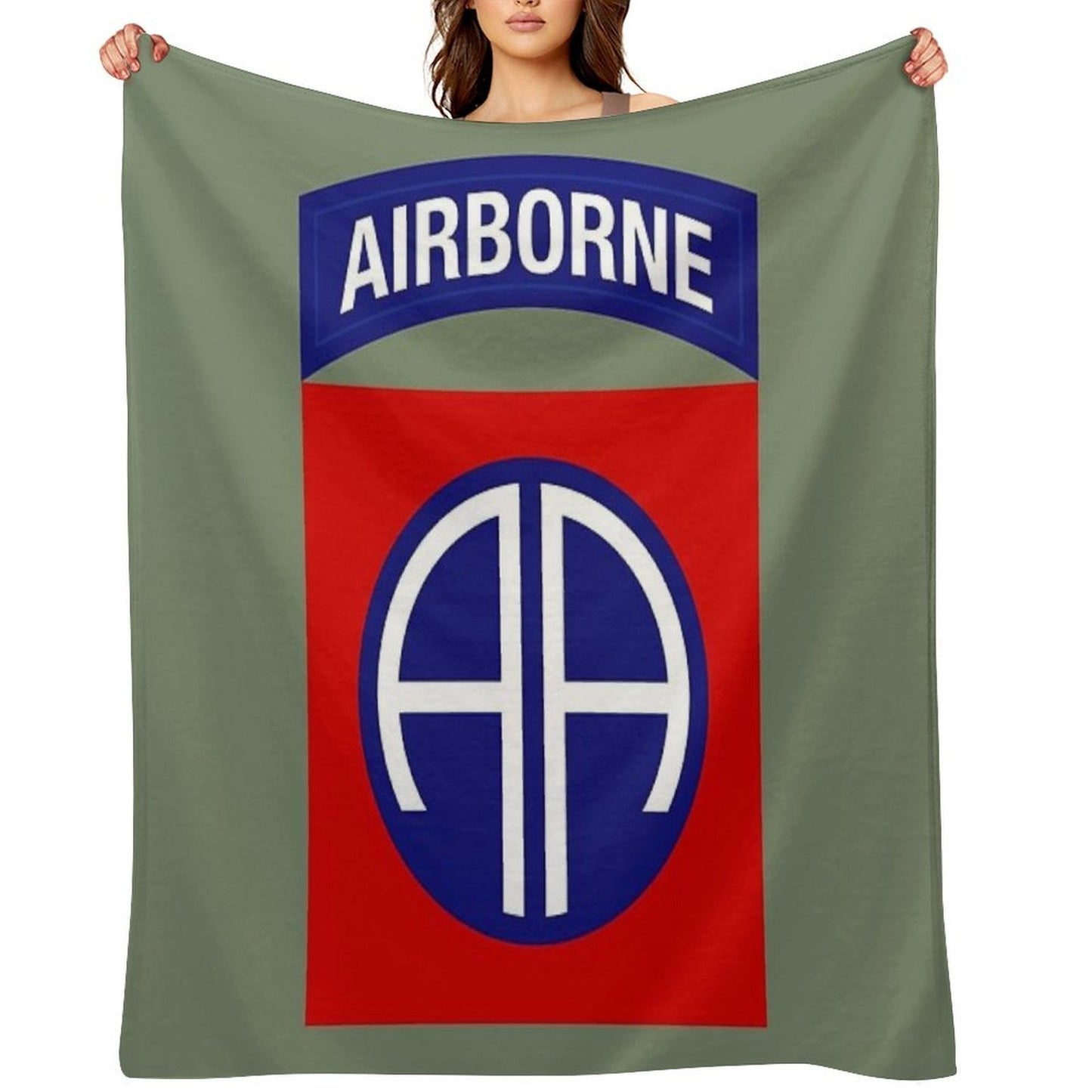 82nd Airborne Division (US Army) Throw Blanket