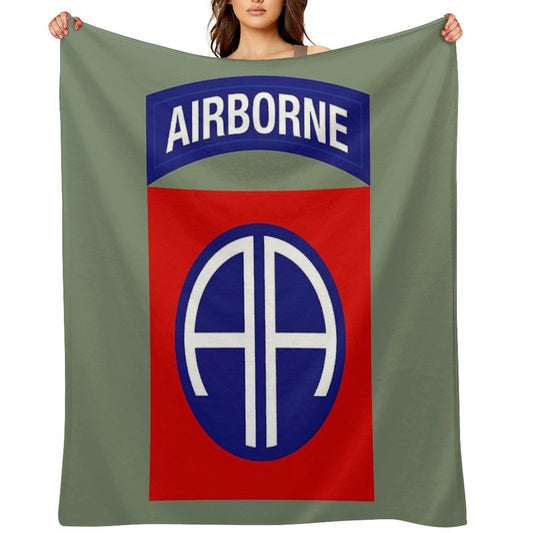 82nd Airborne Division (US Army) Throw Blanket