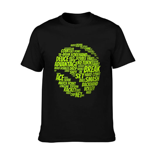 Tennis Terms Tennis Player Playing Tennis Ball T-Shirt