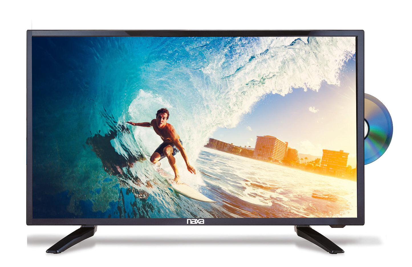 Naxa 32" LED HDTV with DVD and Media Player with USB, SD Card Reader and HDMI