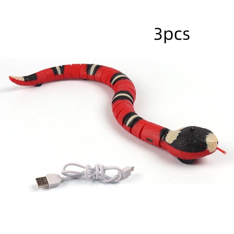 Interactive Moving Snake Toy for Cats