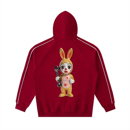 RatChet BunneeZ Contrast Piping Raglan Hoodie