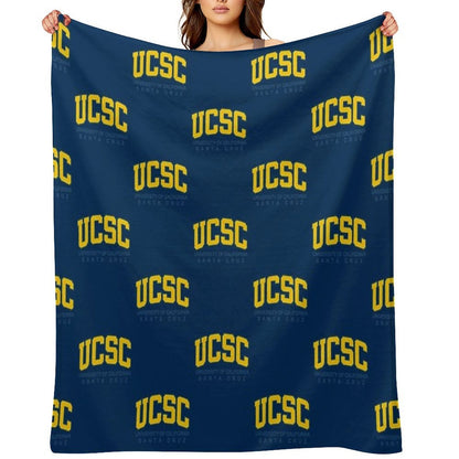 Uc Santa Cruz  Ucsc Throw Blanket