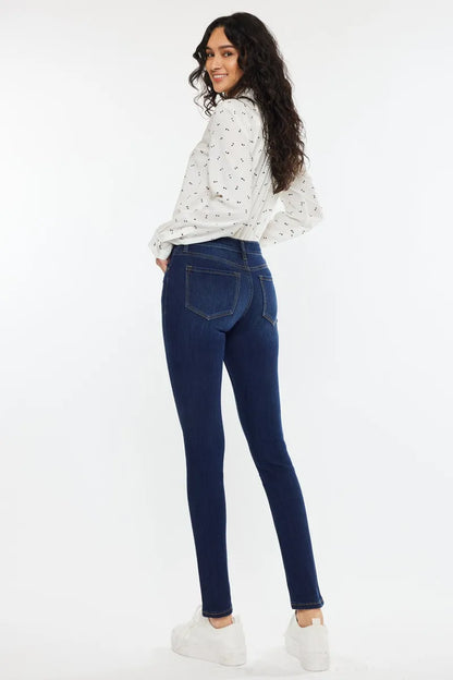 Kancan Mid Rise Super Skinny Jeans