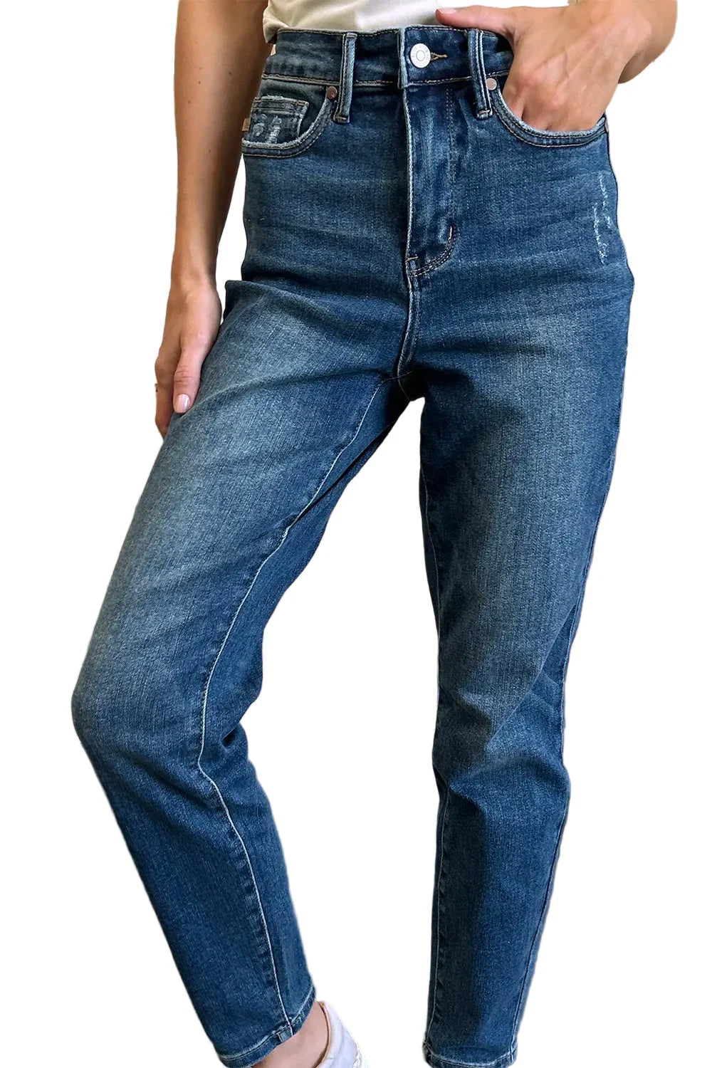 Control High Waist Slim Jeans