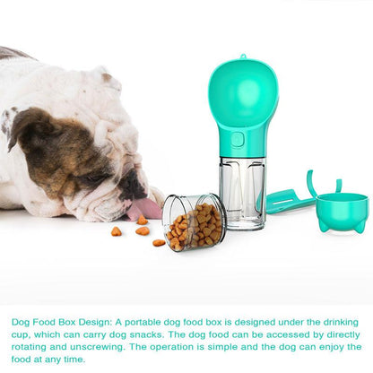 3-in-1 Pet Travel Water Bottle Feeder