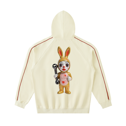 RatChet BunneeZ Contrast Piping Raglan Hoodie
