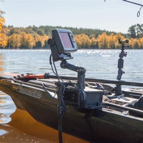Rectangle Fish Finder Mount  with track Mount - YakAttack - Triathlete Store