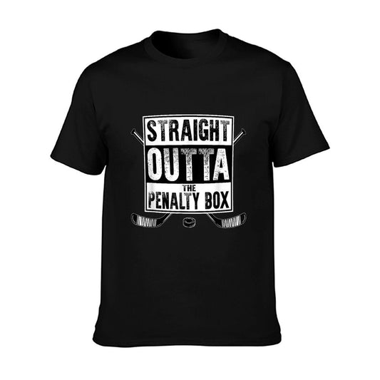 Ice Hockey Player Gift Straight Outta The Penalty Box T-Shirt
