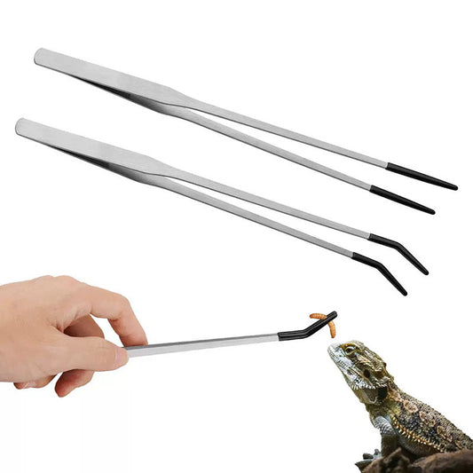 Soft-Tip Stainless Steel Feeding Tongs