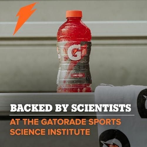 Gatorade Thirst Quencher Sports Drink, Cool Blue, 20Oz Bottles, 8 Pack, Electrolytes For Rehydration