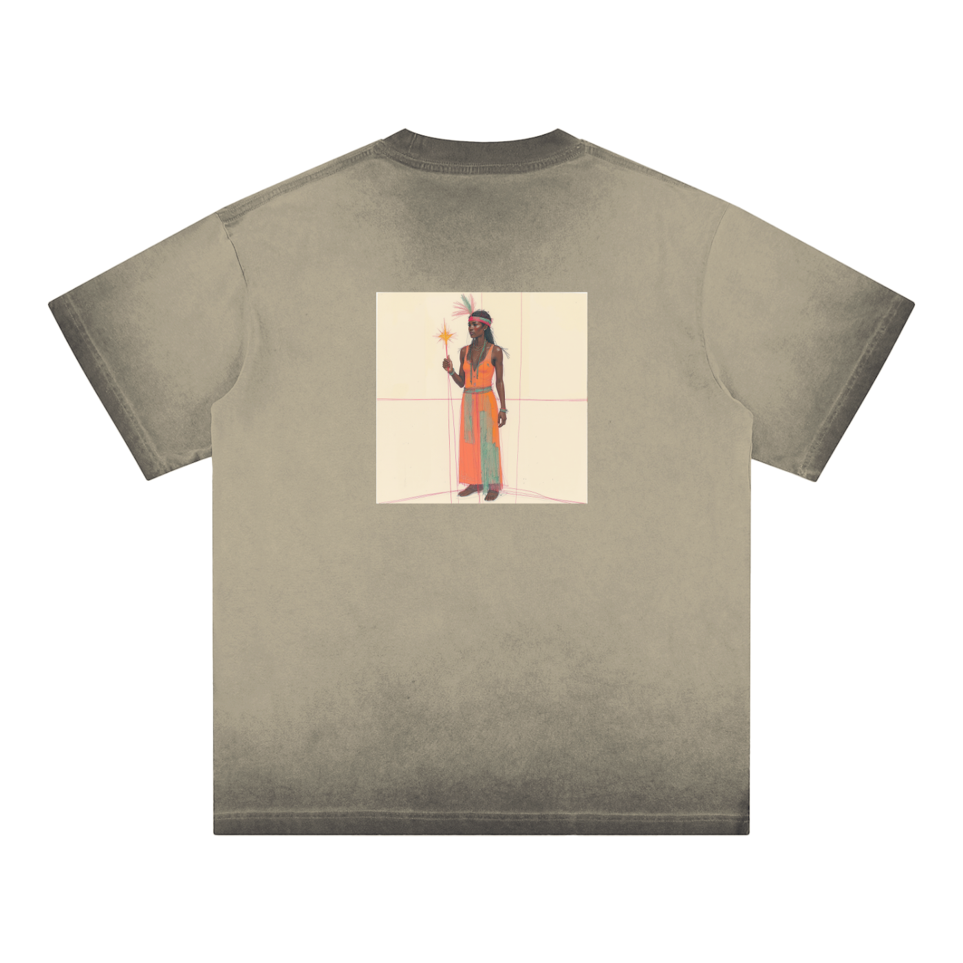 Amaru Khans Reverse Dyed T-shirt