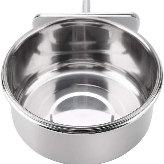 Stainless Steel Feeding & Water Dish (12 cm /4.72”)
