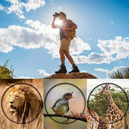 Binoculars For Adults High Power,60x60 With Low Light Night Vision Waterproof Binoculars Watching Outdoor Sports Concerts Binoculars For Bird Watching Professional