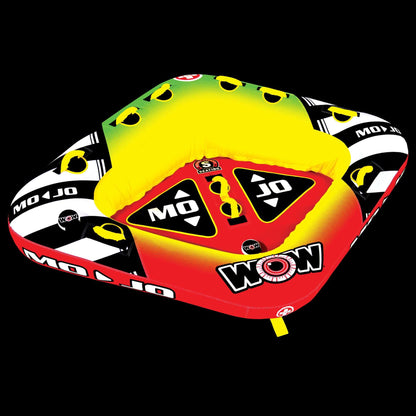 WOW Sports Mojo 1- 3 Person Towable Water Tube For Pool and Lake (16-1070)