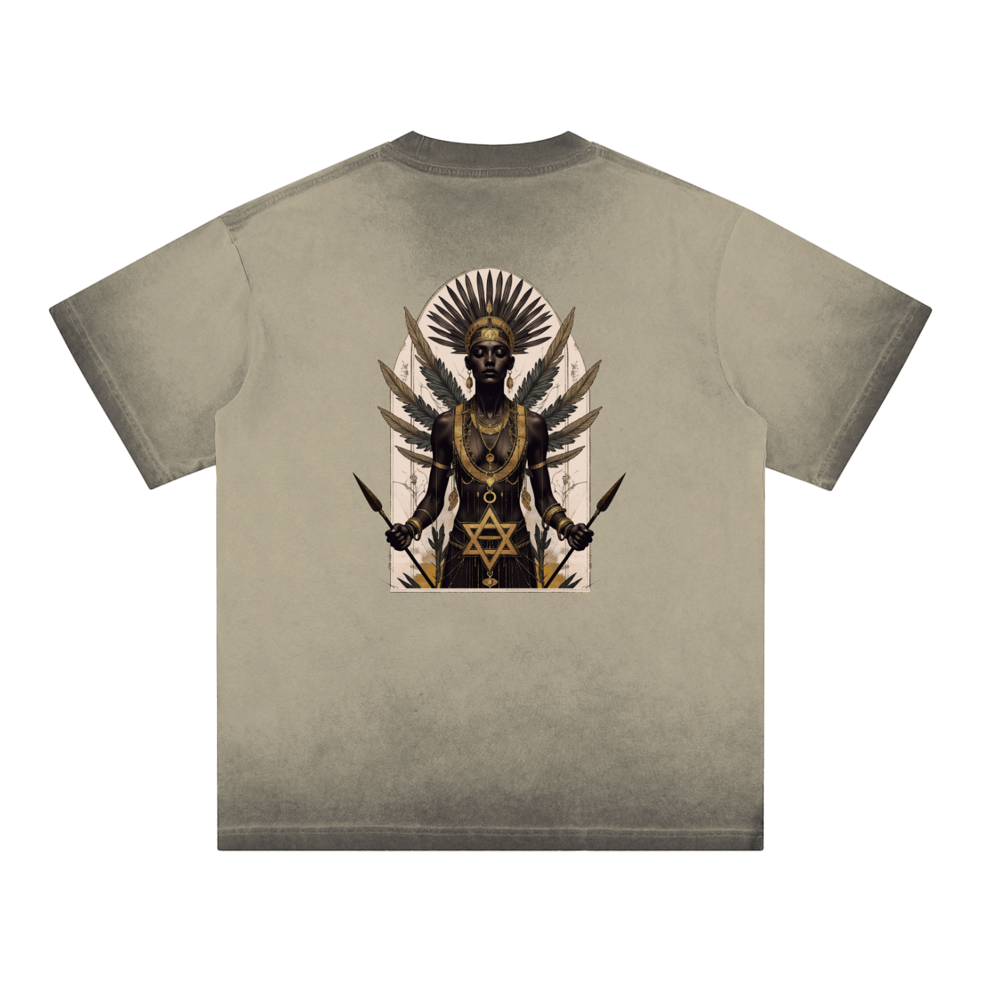 Amaru Khan Stars Quattra Reverse Dyed T-shirt