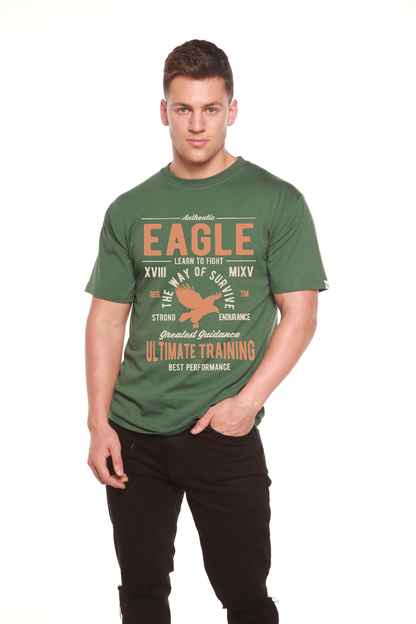 Eagle Men's Bamboo Viscose/Organic Cotton Short Sleeve Graphic T-Shirt
