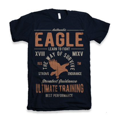 Eagle Men's Bamboo Viscose/Organic Cotton Short Sleeve Graphic T-Shirt