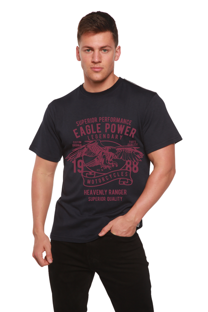 Eagle Power Men's Bamboo Viscose/Organic Cotton Short Sleeve Graphic T-Shirt