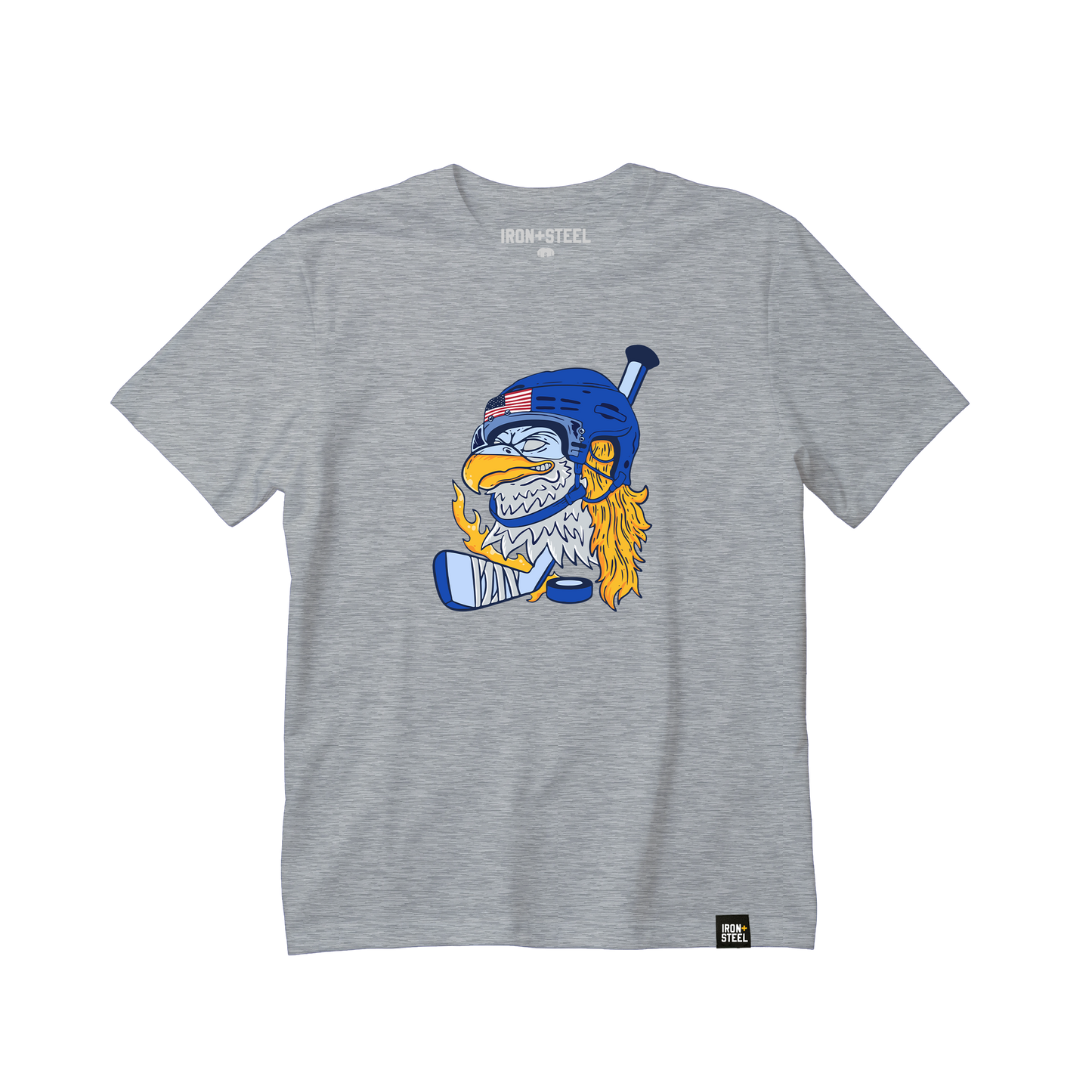 USA Bald Eagle Mullet Hockey T-Shirt